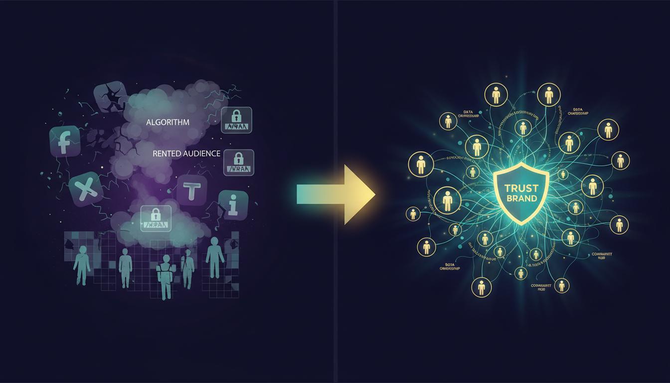 From Rented Audiences to Owned Trust Networks